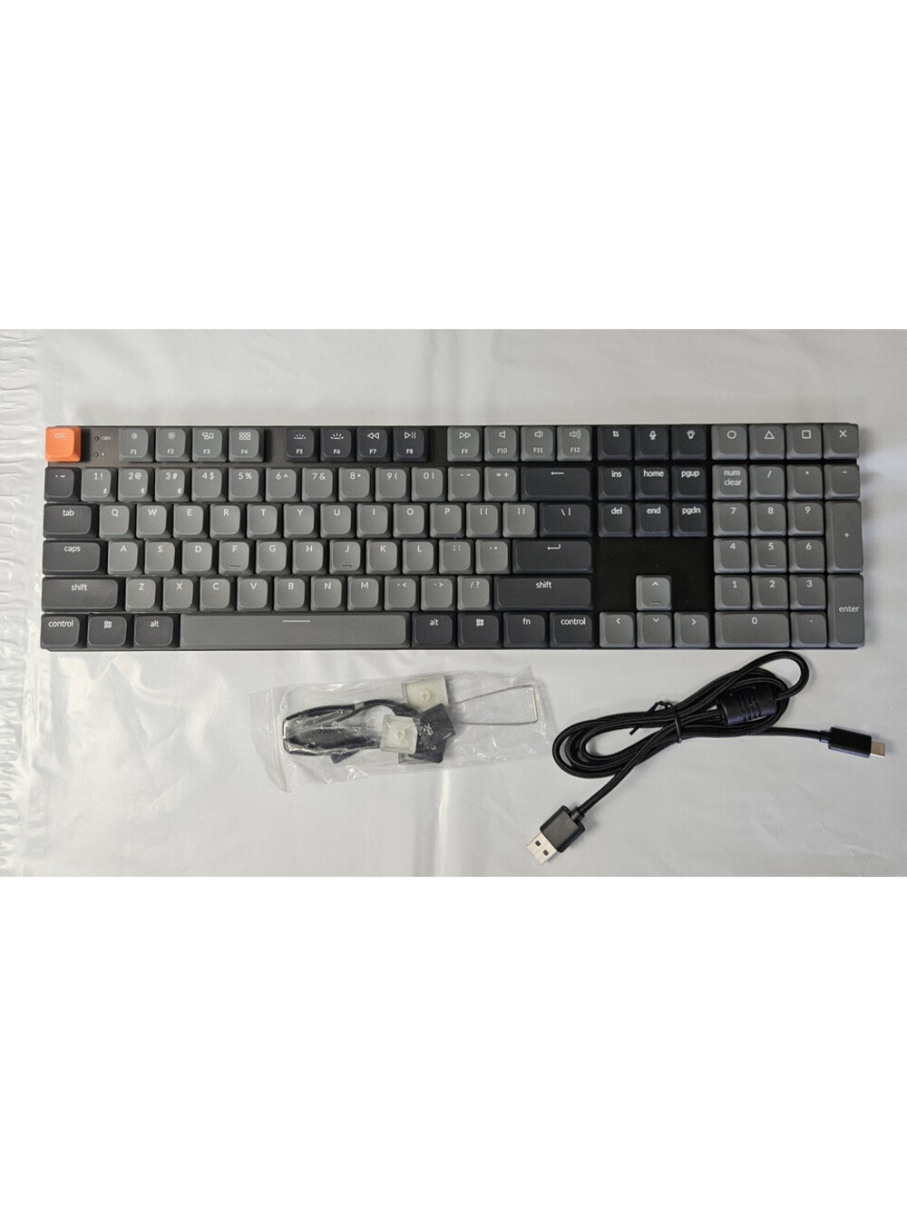 Keychron K5 V2 QMK Wireless Mechanical Keyboard Red Switch K5X-A1 Low Profile